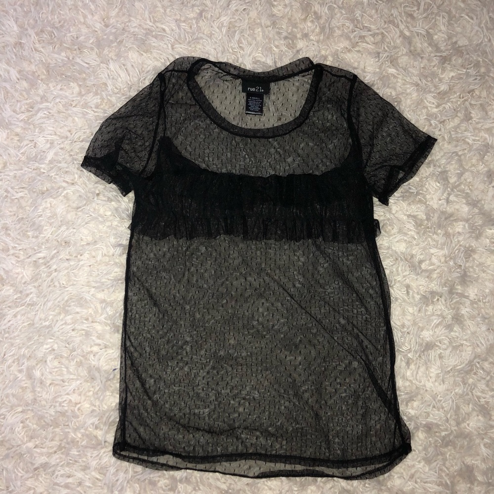 Mesh Black Top